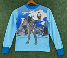 Vintage 1986 Silverhawks Animated Pajama Long Sleeve Top Shirt Boy  s Size 4T