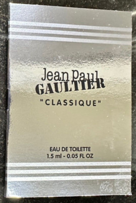 NEW! Jean Paul Gaultier CLASSIQUE EDT for Women. Spray Sample 1.5 ml. France