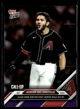 2024 Topps Now 538 Adrian Del Castillo Arizona Diamondbacks Call-Up Purple 23/25