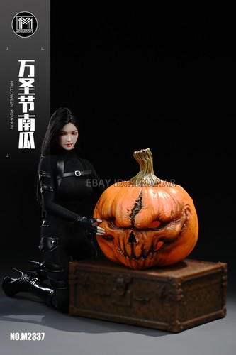 MMMTOYS M2337 1/6 Halloween Pumpkin Light Resin Model Decor 10*10*11CM - Picture 8 of 10