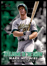 2022 Topps Series 1 Mark McGwire Welcome To The Show WTTS-39 Oakland Athletics