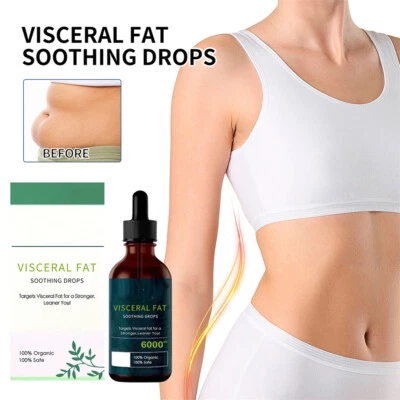 Belly Fat Burner Drops to Lose Stomach Fat Weight Loss Drops for Women & Men UK