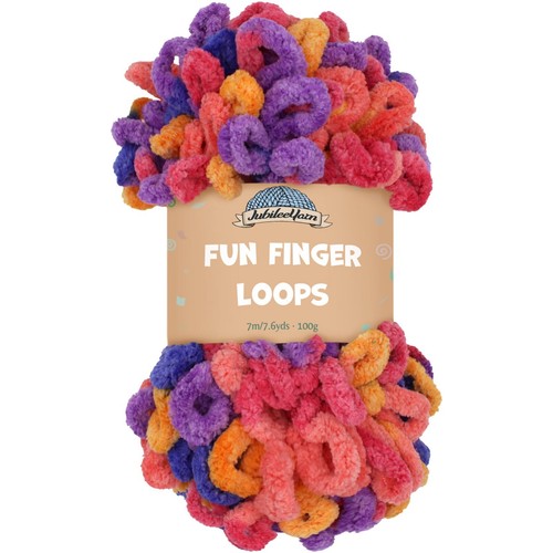 Hilo divertido JubileeYarn para dedos - Poliéster jumbo - Colores variados - Imagen 38 de 43