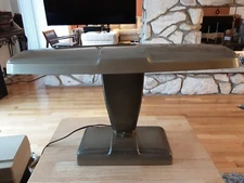 Vintage Industrial MCM Light 1950s USA Airplane Wing Desk Lamp Art Deco Style