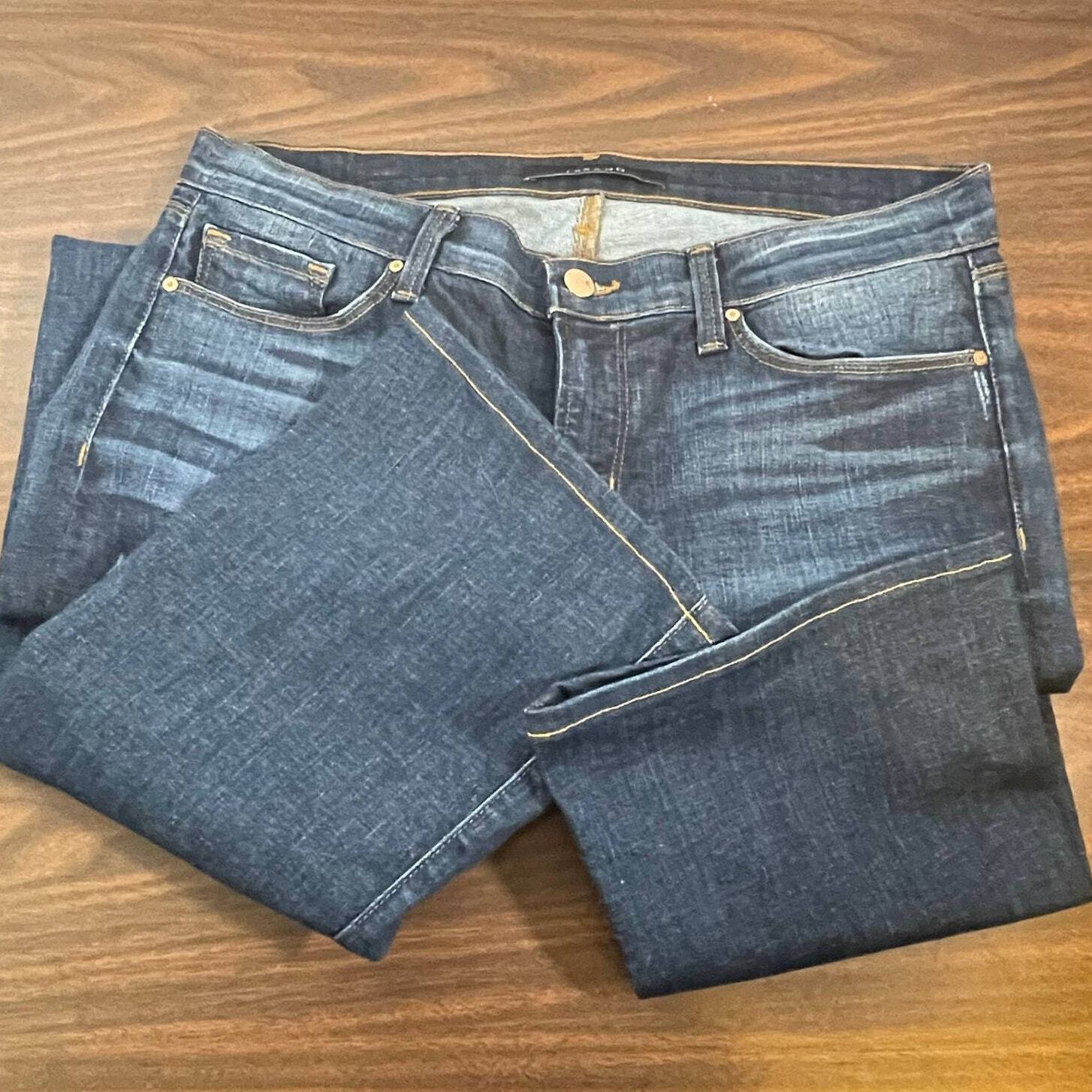 J Brand Bootcut Jeans Brooke Heartbreaker Denim Indigo Dark Wash sz 30