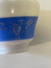 Vtg Made in Occupied Japan Small/Mini Royal Blue Gold Trim / White Cup & Saucer. — photo 6