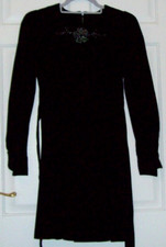 Louis Caring of London -Vintage - Black Dress = Size UK 8-10