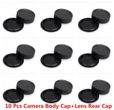10 x 42mm M42 Screw Lens Rear Cap Back Cover and Camera Body Cap Cover Set