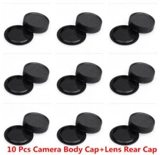 10 x 42mm M42 Screw Lens Rear Cap Back Cover and Camera Body Cap Cover Set