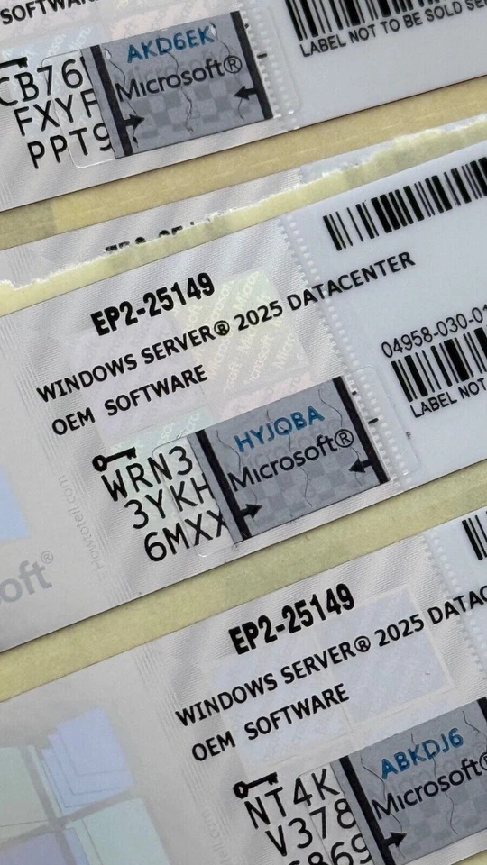 Windows Server Datacenter 2025 – 64BIT – 1PK (Mehrspr.) – Lizenzaufkleber OEM - Bild 2 von 3