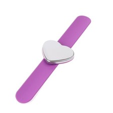 Heart Magnetic Pin Cushion Hair Clip Holder Snap Wrap Around Wrist Strap