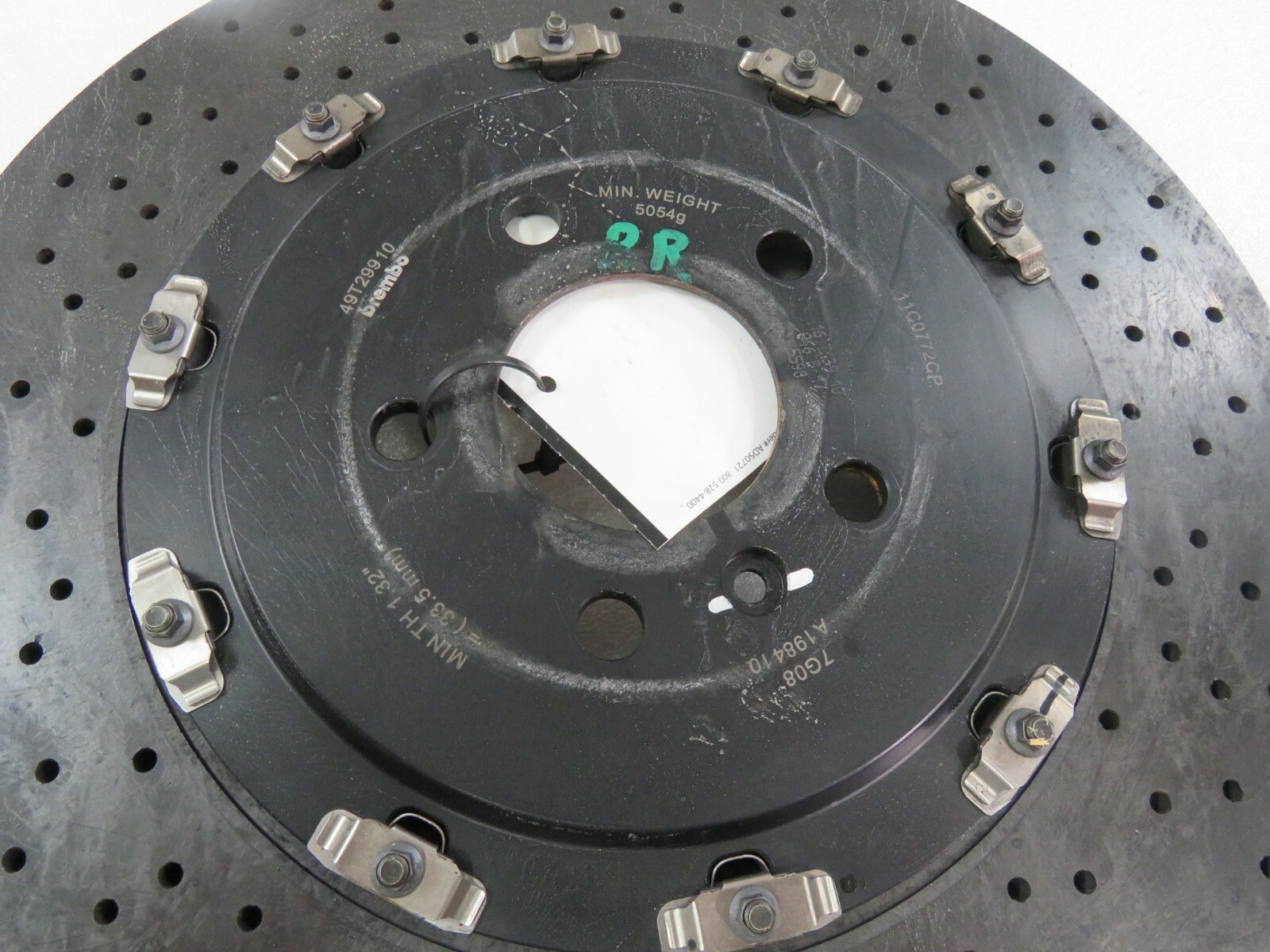 McLaren 570S, Rear Brake Rotor, CCM, Used, P/N 11C0772CP