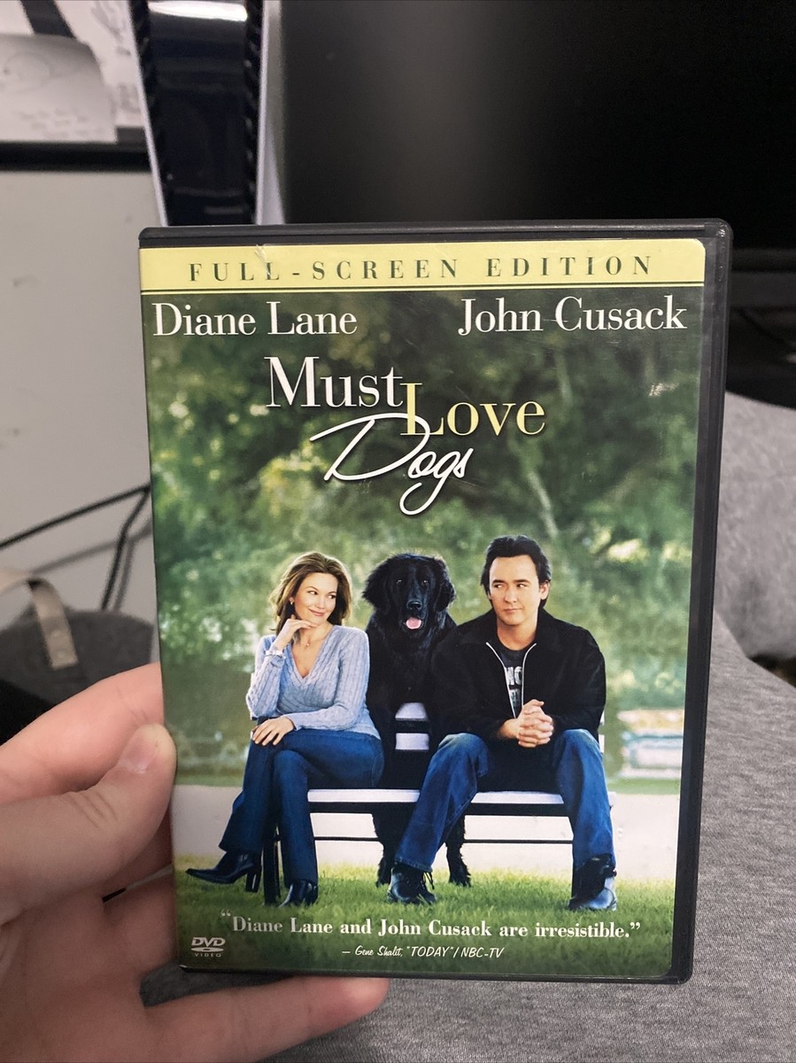 Must Love Dogs (DVD, 2005, Full Frame Edition) Like New Tested