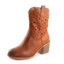 Bottes Femme Ajourés Santiags Camperos Western Basses Toocool GR-6658