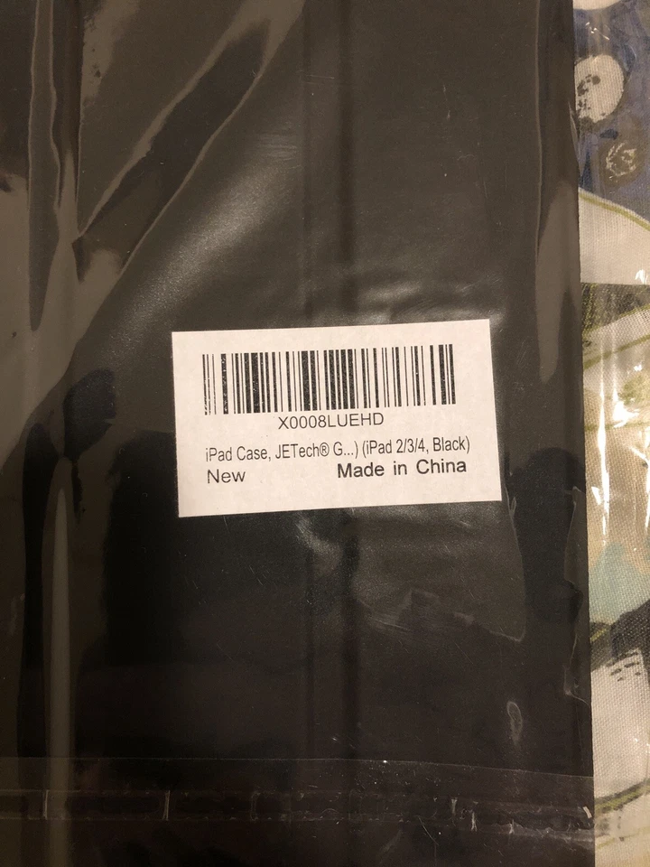 JETech 0215 Synthetic Leather Magnetic Smart Cover for iPad 2 - Black - Image 2 of 2