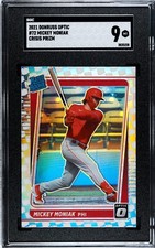 2021 Donruss Optic #72 Mickey Moniak CRISIS PRIZM SGC 9 MINT SP