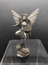 Rawcliffe Pewter 2001 Summer Fairy Figurine #114 1059 Strawberry Angel