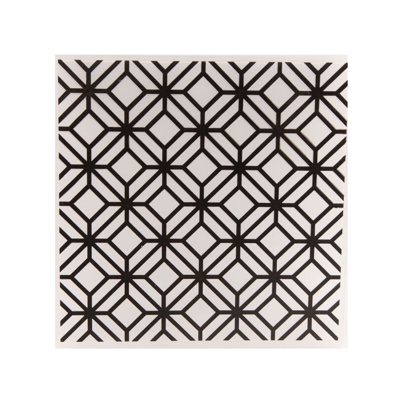 Geometric Embossing Folder Embossed Stencils Embossing Templates Card