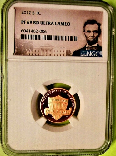 2012 NGC PF 69 *ULTRA CAMEO PROOF LINCOLN SHIELD CENT! *PORTRAIT LABEL!