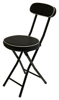 Comfortable Folding Stool - Cushioned Padded Seat for Home and Outdoor Use