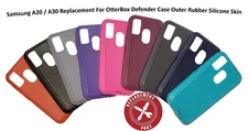 Samsung A20 / A30 Replacement Par For OtterBox Defender Case Outer Silicone Skin