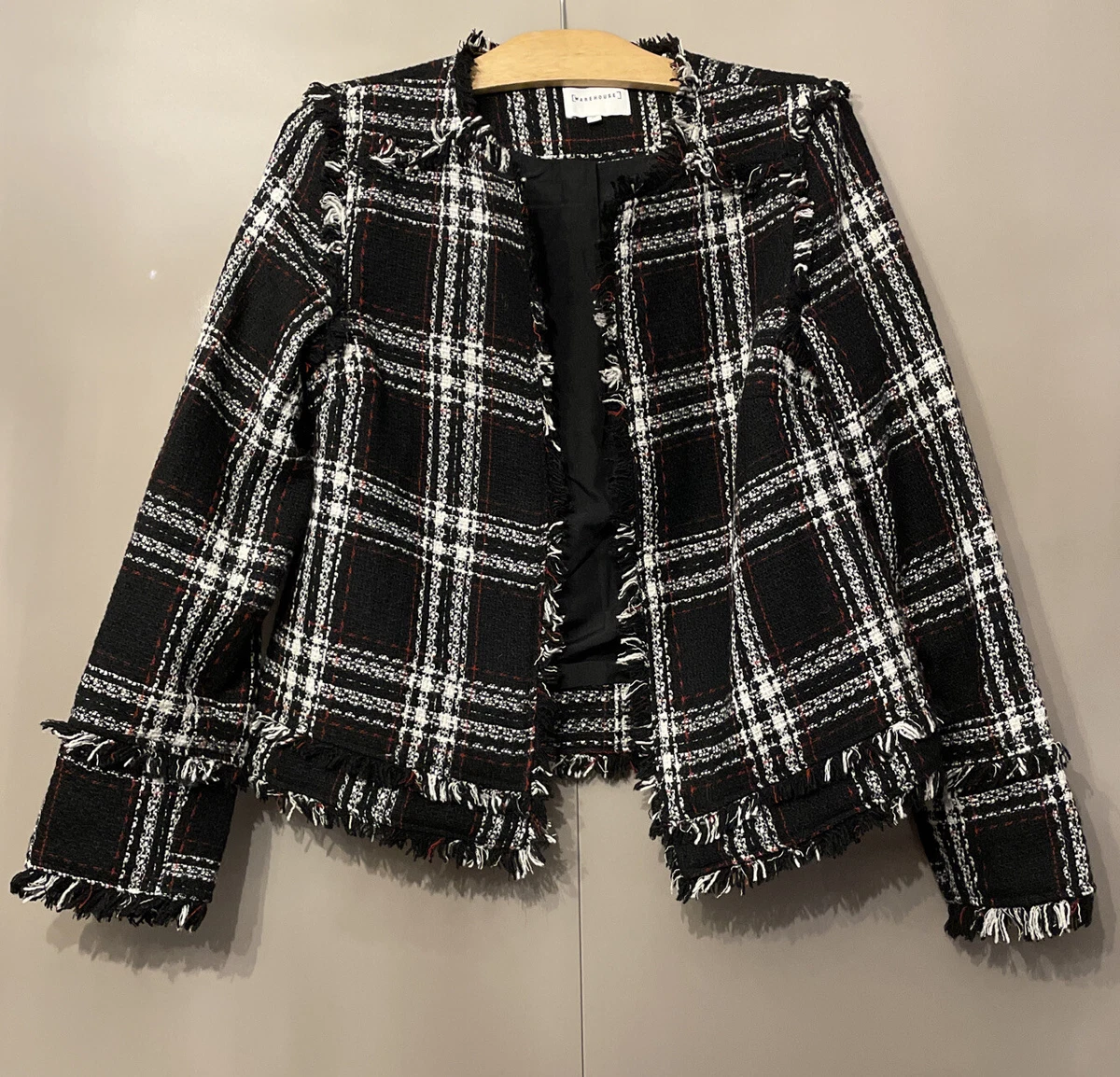 Warehouse check hotsell blazer