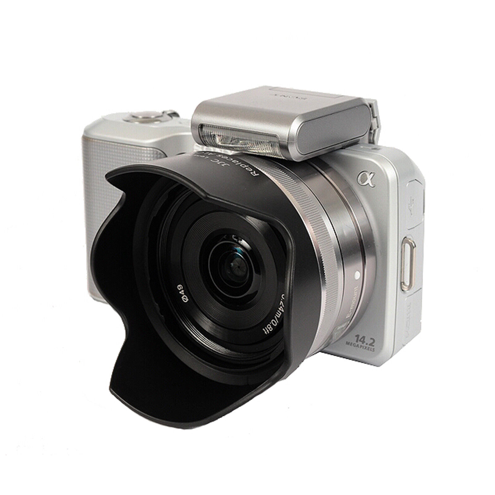 JJC LH-112 Gegenlichtblende kompatibel mit Sony FE 28mm F2