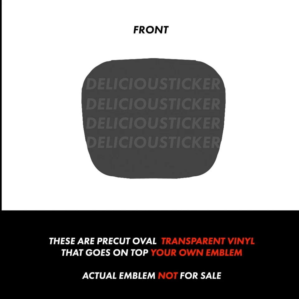 For Honda Odyssey 2018-2026 Tint Vinyl on Emblem PreCut Dark Smoke ppf Decal - Imagem 3 de 4