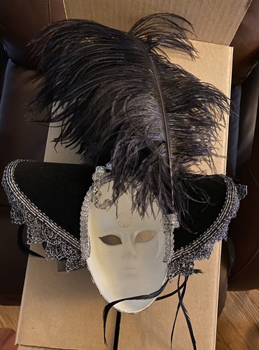 Venetian Mask Made In Venice, Italy Small, decorative - Picture 6 of 6