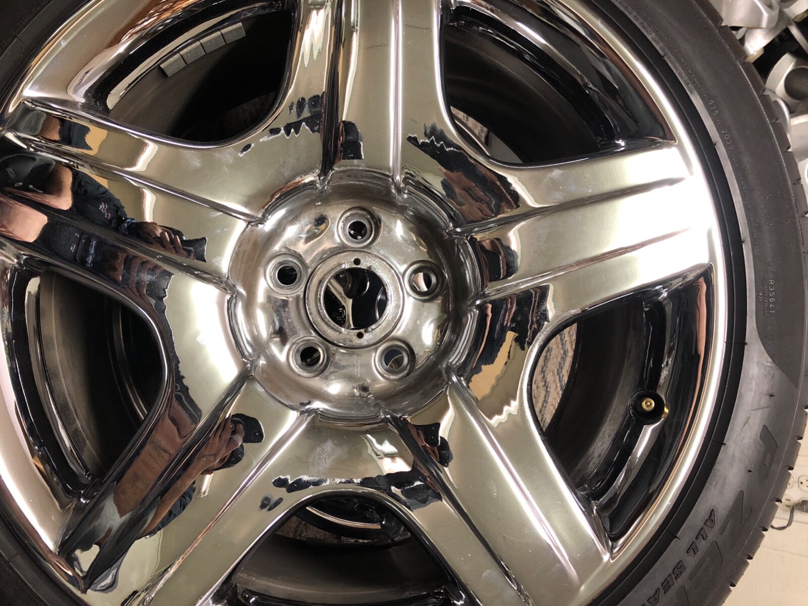 19"chrome wheels for bentley continental gt caps sold seperately 