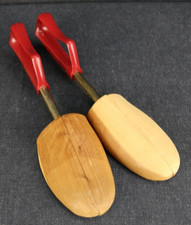 Vintage Florsheim Shoe Tree TRAVEL Stretchers Wood Rochester Shoe Tree Handles -
