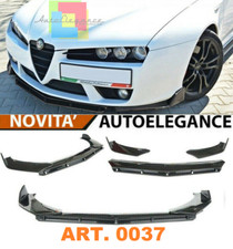 ALFA ROMEO 159 2005-2012 SPLITTER PARAURTI ANTERIORE NERO LUCIDO LOOK RS - 3PU
