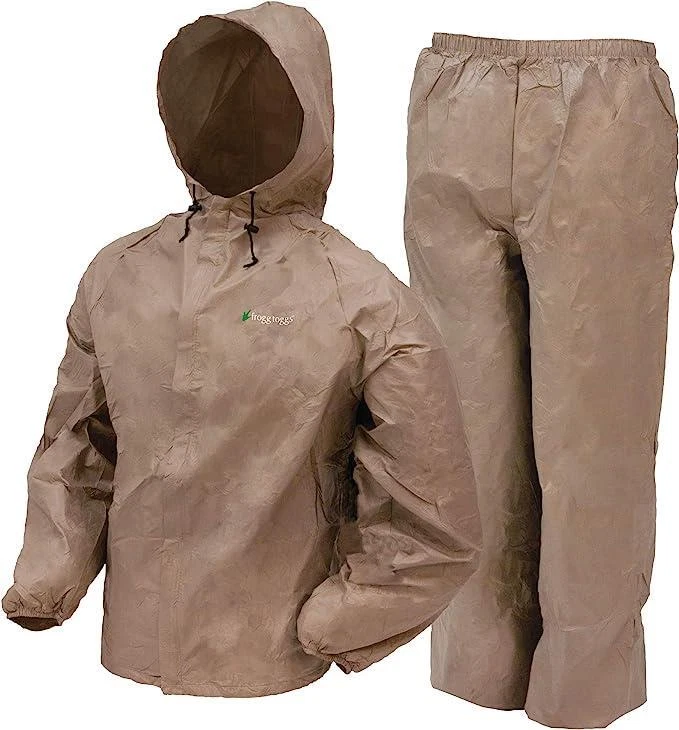 FROGG TOGGS XXL/2X Ultra-lite2 atmungsaktiv wasserdicht Regenanzug Jacke Hose Khaki