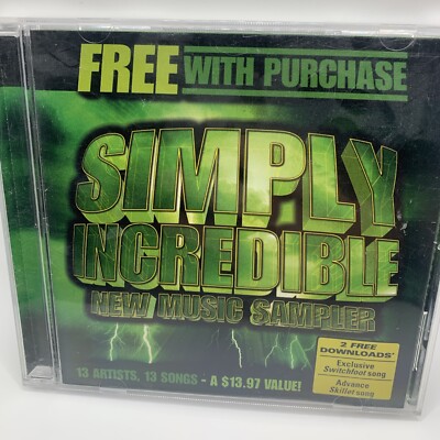 Music Sampler CDs Two(2) Sample Cds Simply Xcellent And Simply Incredible