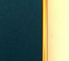 Custom cut 1/8" (showing) Gold Fillet round Wood Trim for Mat, Picture Frame