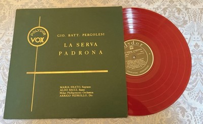 Vintage ARRIGO PEDROLLO Pergolesi La Serva Padrona (Red)  POLYDOR VOX LP - RARE
