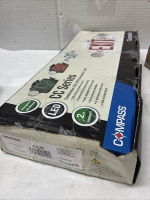 Compass Products CCR Combination Emergency Light / Exit Sign New In Box