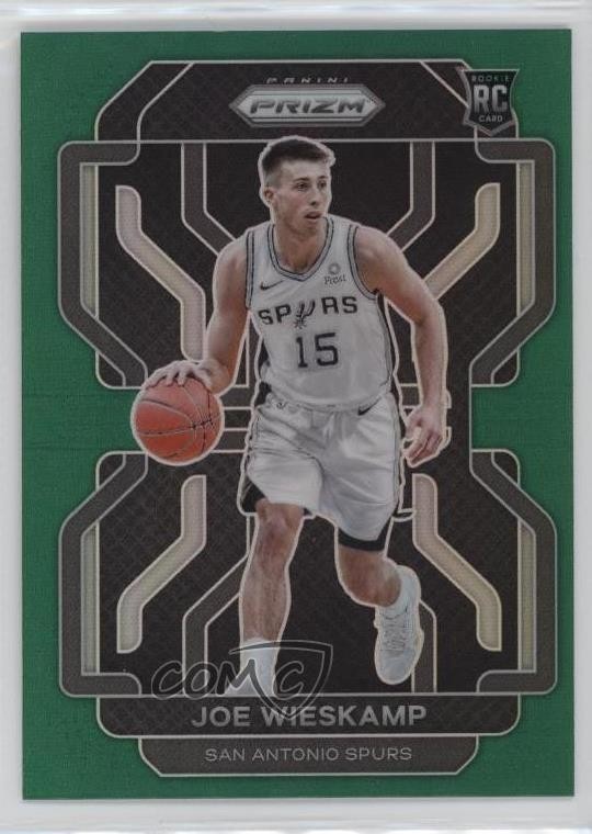 2021-22 Panini Prizm Green Prizm Joe Wieskamp #322 0it8