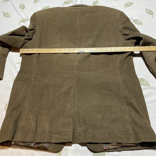 Polo Ralph Lauren Sport Coat Blazer 46L Mens Corduroy Brown 100% Cotton - Picture 9 of 13