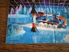 Vintage LEGO Space: Ice Planet Ice (6898) Instruction Book Manual Only