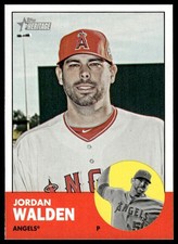 2012 Topps Heritage #49 Jordan Walden Los Angeles Angels NM+
