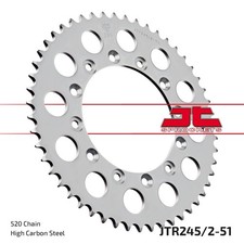 JT Rear Sprocket 51 Tooth 520 Pitch For Honda CB 250 F Hornet V 97-98