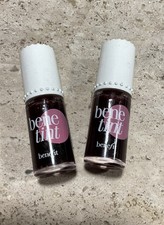 2 BENEFIT BENETINT ROSE-TINTED LIP CHEEK STAIN 0.2 oz, 6 ml NWOB