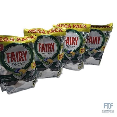 Fairy Platinum Detersivo Pastiglie Lavastoviglie Plus, Brillantante, 176 Capsule