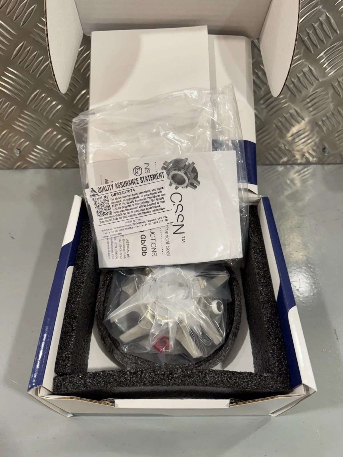 AESSEAL Netzero Single Cartridge CSSN-R 40mm 12162797 Brand New 4