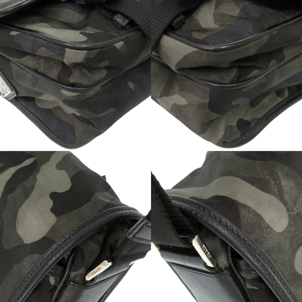 Prada Authentic Va0768 Camouflage Pattern Messeng… - image 5