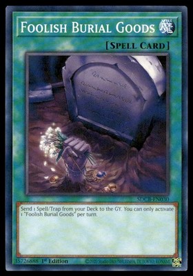 Foolish Burial Goods Structure Deck: Legend of the Crystal Beasts #SDCB-EN030