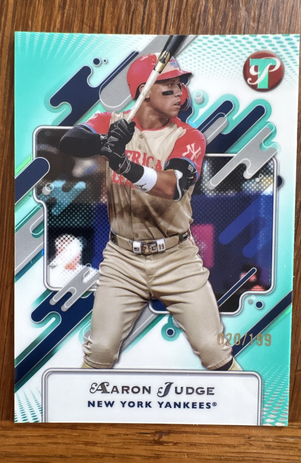 2025 Topps Pristine - Aaron Judge #300 Aqua Refractor /199