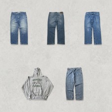Lee Mens 5 Piece Outfit Bundle Size L Hoodies + Jeans