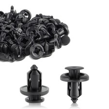 50pcs 10mm For Acura Clips Plastic Push Type Rivet Retainer Fastener Bumper Pin 50pcs 10mm For Acura Clips Plastic Push Type Rivet Retainer Fastener Bumper Pin